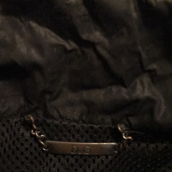 Dolce and Gabbana black front zip bomber jacket - Picture 5 of 5